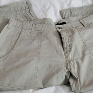 Express Low Rise Cargo Capri Size 12